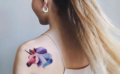 锁屏壁纸小姐姐锁骨纹身,解锁小姐姐的独特风情